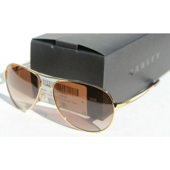OAKLEY Caveat Sunglasses Womens Polished Gold/Dark Brown Gradient NEW OO4054-07 main image 5